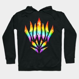 Rainbow pride crystals Hoodie